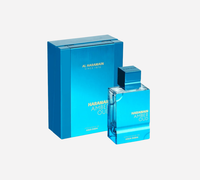 Amber Oud Aqua Dubai Al Haramain 120ML EDP 1.1 Premium - Perfumes Colombia