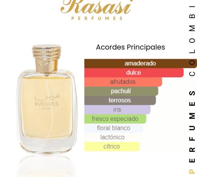 Hawas for Her Rasasi EDP 100 ML Original - Perfumes Colombia