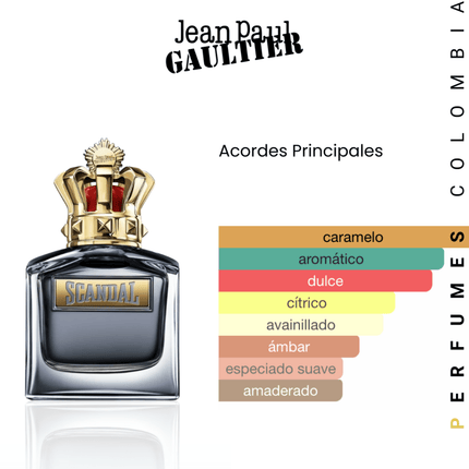 Jean Paul Gaultier Scandal 100ml EDT 1.1 Premium - Perfumes Colombia