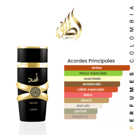 Lattafa Asad 100ml EDP 1.1 Premium - Perfumes Colombia