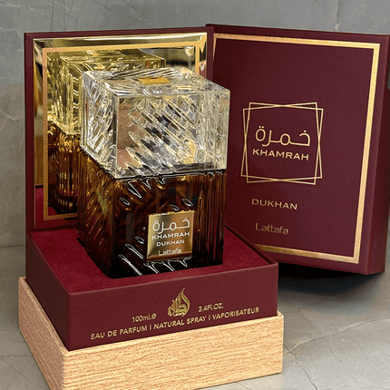 Lattafa Khamrah Dukhan 100ml EDP 1.1 Premium - Perfumes Colombia