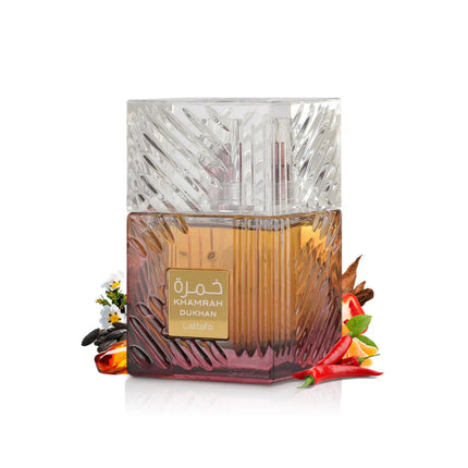 Lattafa Khamrah Dukhan 100ml EDP 1.1 Premium - Perfumes Colombia