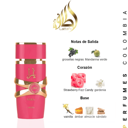 Lattafa Yara Candy 100ml EDP 1.1 Premium - Perfumes Colombia