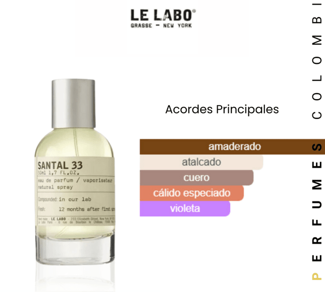 Santal 33 Le Labo 100ml EDP 1.1 Premium - Perfumes Colombia
