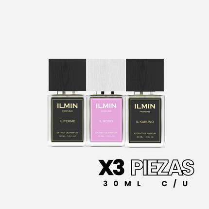 SET ILMIN X3 C/U 30ML EDP 1.1 Premium - Perfumes Colombia