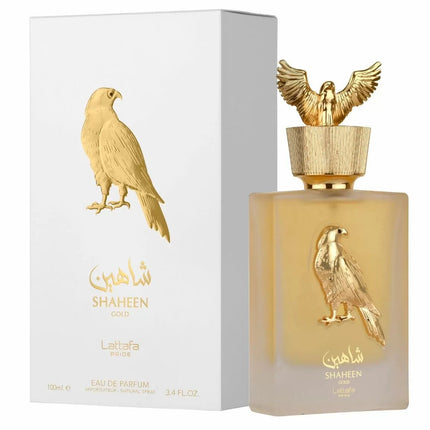 Shaheen Gold Lattafa 100ml EDP 1.1 Premium - Perfumes Colombia