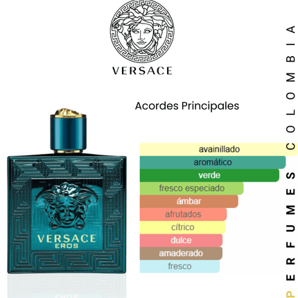 Versace Eros EDT 1.1 premium - Perfumes Colombia